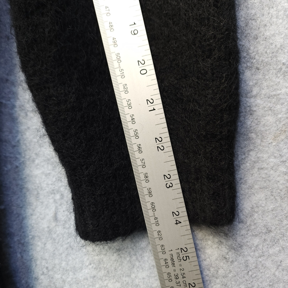 SEZANE Uriel Embroidered Long Sleeve Dress in Black - Picture 11 of 11